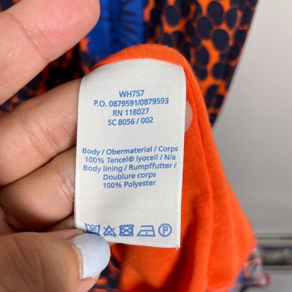 Boden Annie Floral Polka Dots Boat Neck 3/4 Short Knee Length Sheath Dress 4 - Picture 9 of 10